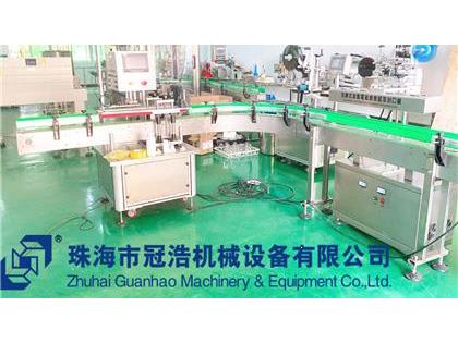 旋蓋機(jī)，鋁箔封口機(jī)，貼標(biāo)機(jī)，噴碼機(jī)，整套生產(chǎn)線已完成生產(chǎn)送貨至客戶公司